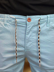 Men's Premium Cotton Stretch Sky Blue Trouser