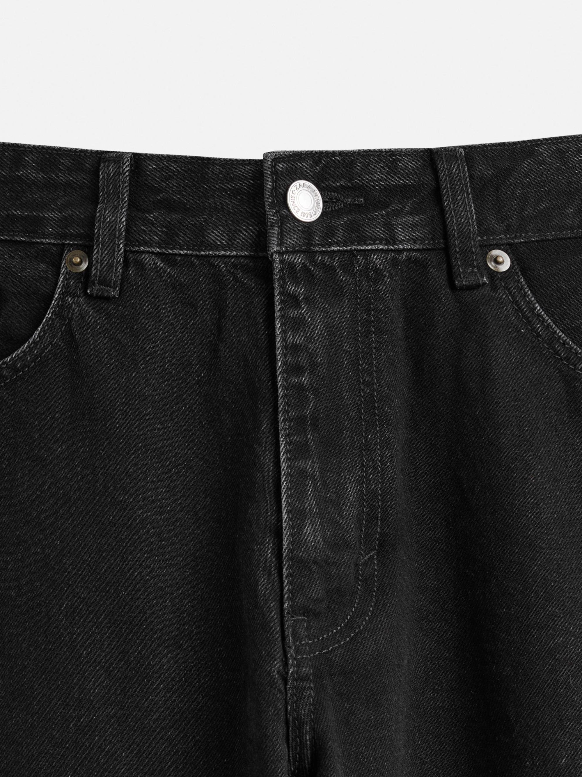 Men's Tapered Fit Blackish Jeans