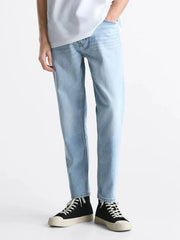Men's Tapered Fit Light Blue Jeans