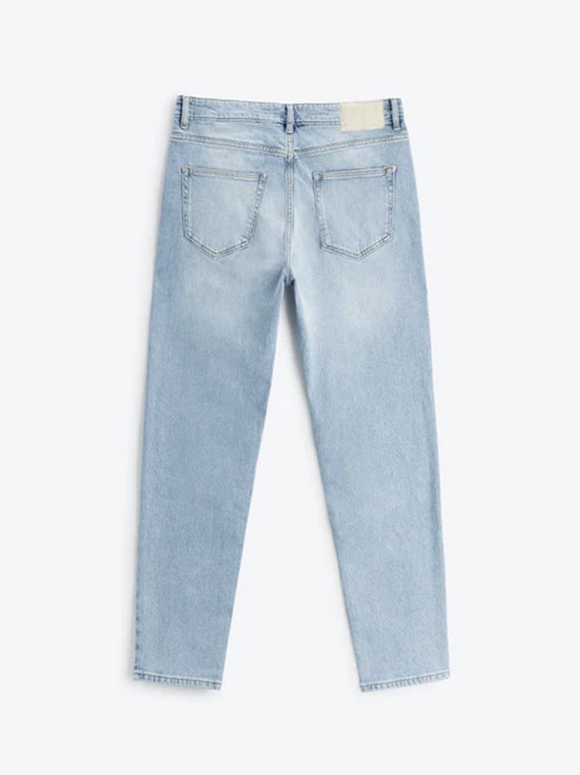 Men's Tapered Fit Light Blue Jeans