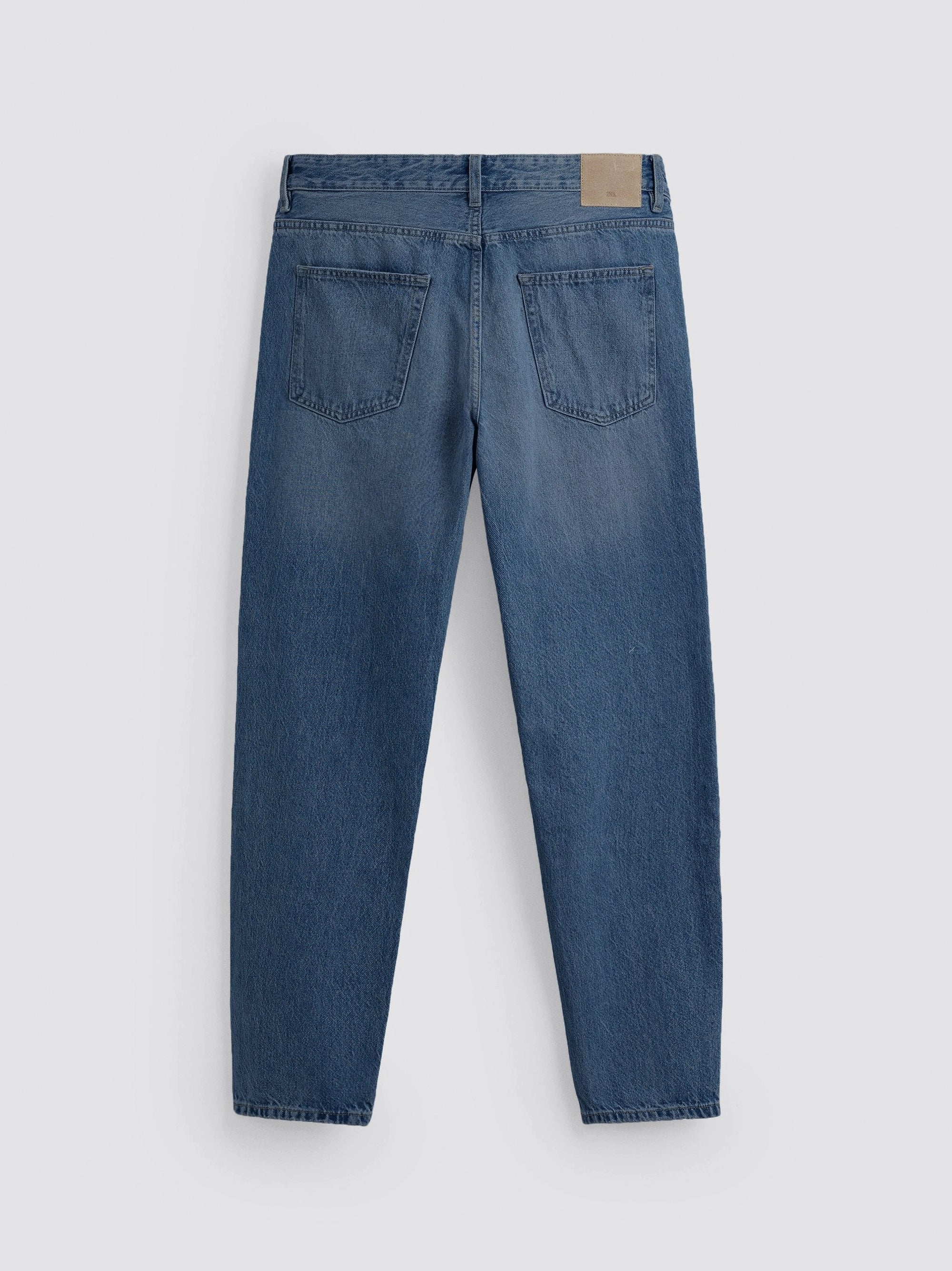 Men's Tapered Fit Mid Blue Jeans
