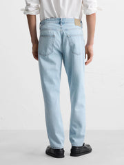 Men's Tapered Fit Sky Blue Jeans