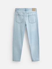 Men's Tapered Fit Sky Blue Jeans