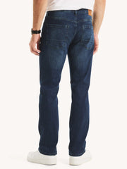 Men's Vintage Straight Stretch Blue Jeans