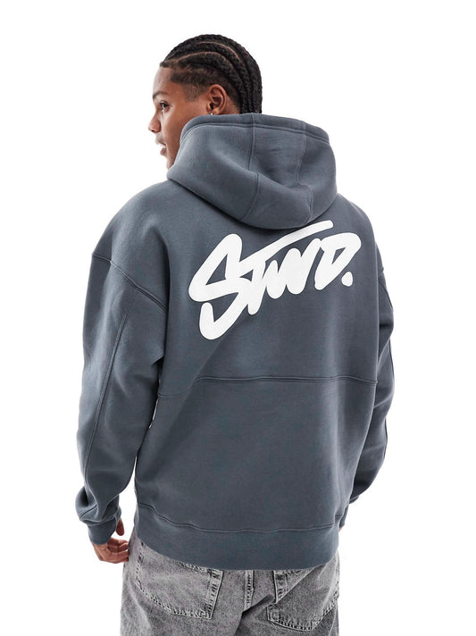 Men's kangaroo Pocket STWD Gray Hoodie