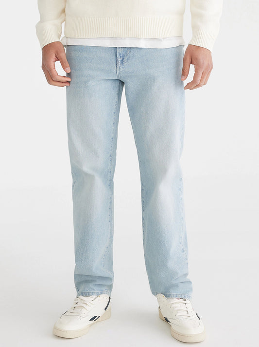 Men's sky Blue Relaxed straight fit Jeans