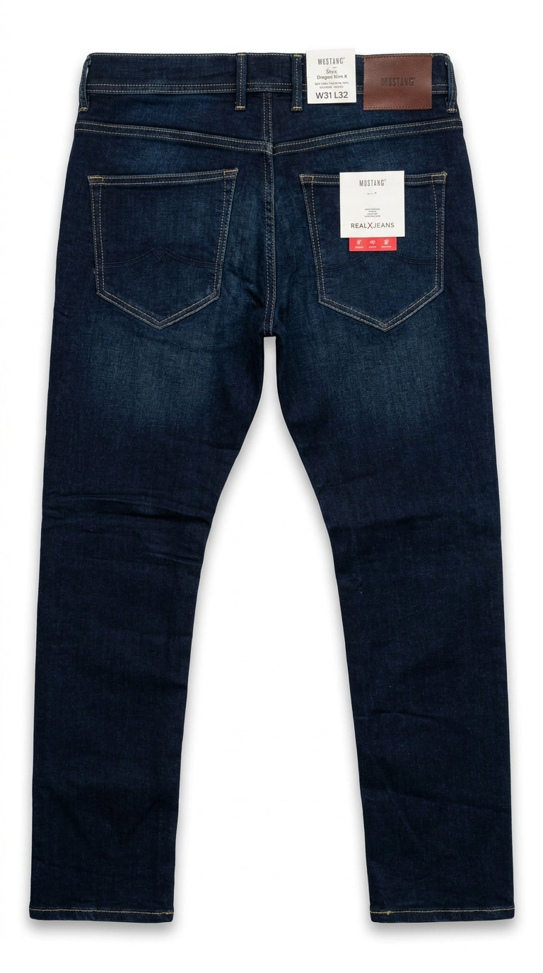Mustang Men’s Oregon Slim K Dark Indigo Jeans
