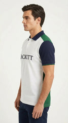 Hackett London | Men’s Tri-Color Blocked Pique Polo