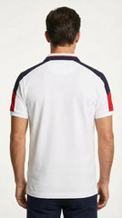 Hackett London | Men’s Tri-Color Blocked Pique Polo