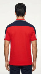 Hackett London | Men’s Tri-Color Blocked Pique Polo