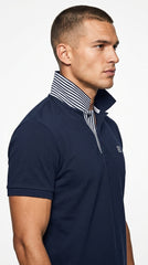 Hackett Multi-Stripe Collar Polo Shirt