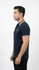BOSS Contrast Stripe Polo Shirt