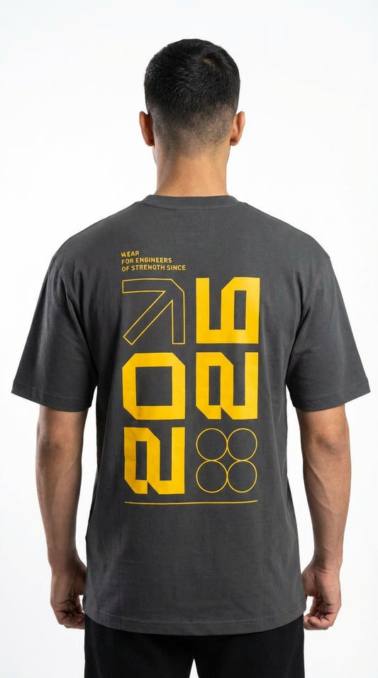 Pegador "Engineers of Strength" 2026 Tee – Charcoal