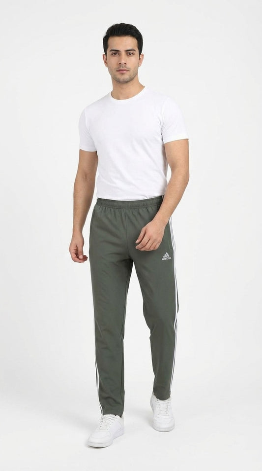 Adidas Men’s Tiro-Style DryFit Track Pants – Olive Green