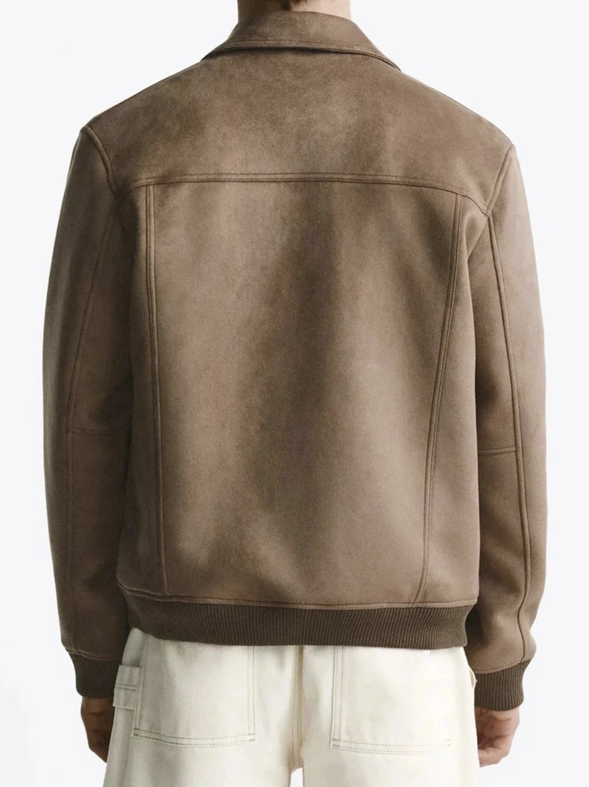 ZR - High Quality Suede Lapel Multiple Pockets Jacket