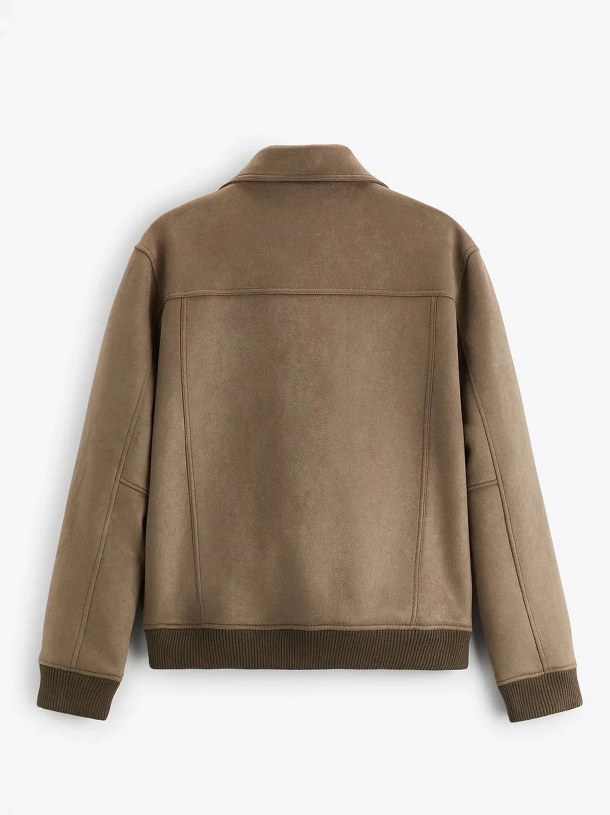 ZR - High Quality Suede Lapel Multiple Pockets Jacket