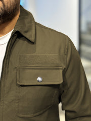 ZR - Men's Lightweight 2 Pocket Khaki Jacket