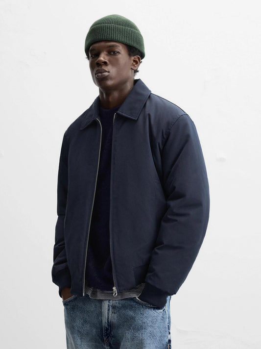 ZR - Padded Bomber Navy Blue Jacket