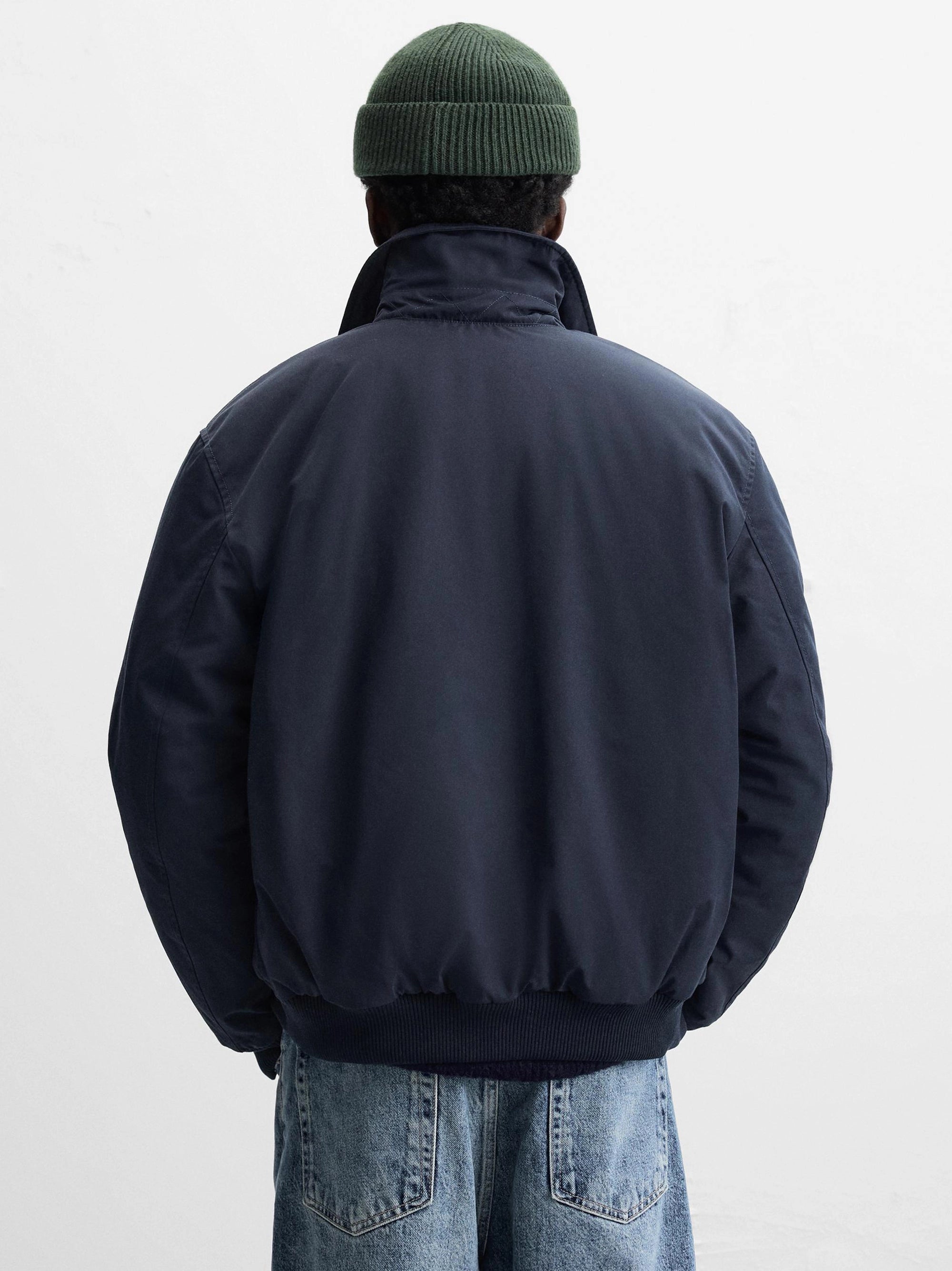 ZR - Padded Bomber Navy Blue Jacket