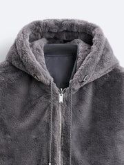 ZR Reversible Gray Bomber Jacket