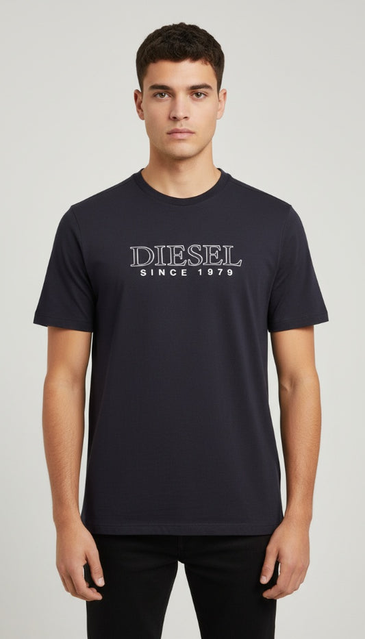 Diesel Premium Pure Cotton T-Shirt - Charcoal Grey