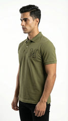 Moncler Men’s Varsity Letter "M" Pique Polo