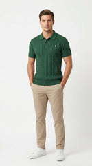 Original Ralph Lauren Cable-Knit Polo - The Pure Prestige