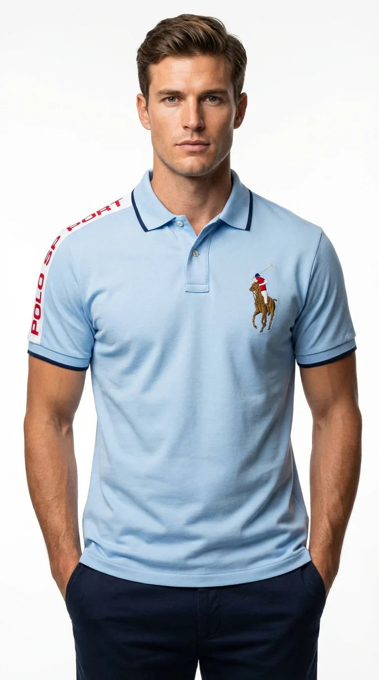Ralph Lauren Athletic Club:Taped-Shoulder Polo
