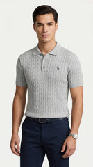 Original Ralph Lauren Cable-Knit Polo - The Pure Prestige