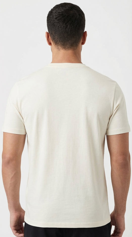 Men’s "Golden Stallion" Graphic T-Shirt – Off-White