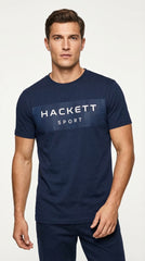 Men’s Sport Logo Graphic T-Shirt – Navy Blue