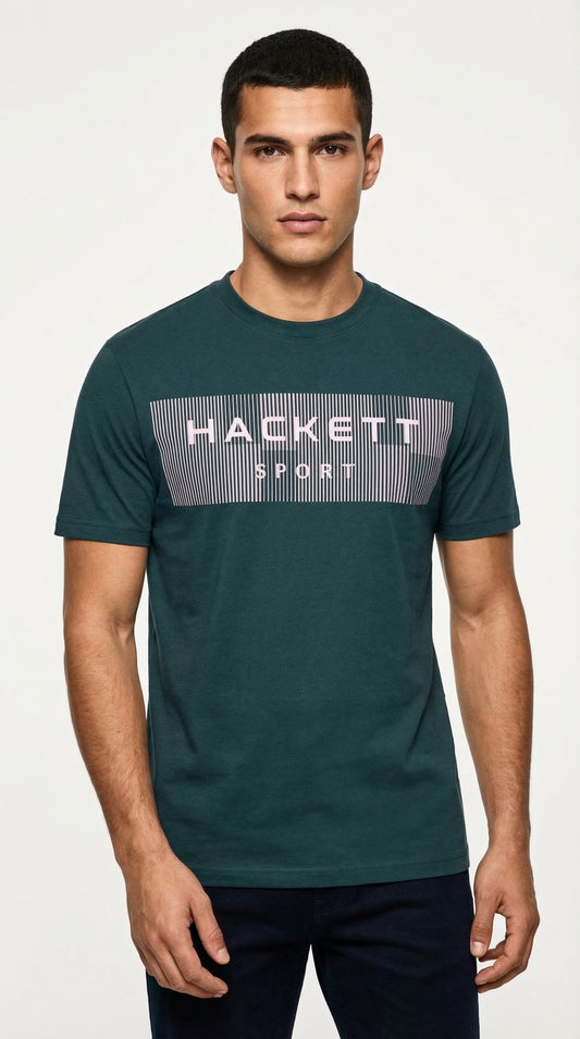 Men’s Sport Logo Graphic T-Shirt – Forest Green