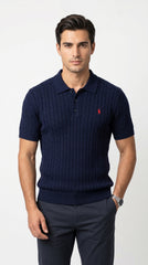 Original Ralph Lauren Cable-Knit Polo - The Pure Prestige
