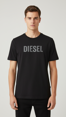 Diesel Authentic Classic Cotton Tee - Black