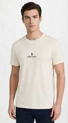Men’s Essential Script Logo T-Shirt – Cream