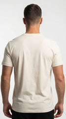 Men’s Essential Script Logo T-Shirt – Cream