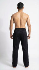 Lacoste Loose Fit Pique Fleece Track Trousers - Black