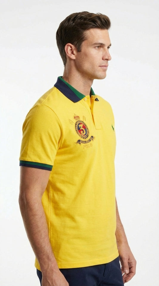 Ralph Lauren Sun-Drenched Yellow: Crested Club Polo