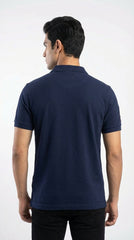 USPA Heritage Flag Edition: Navy Blue Cotton Polo