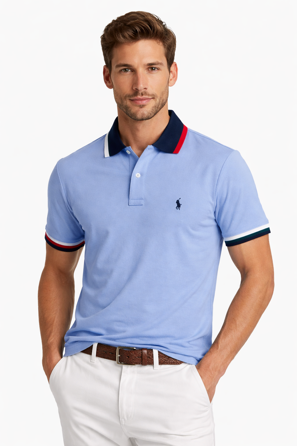 Polo Ralph Lauren Men's Signature Pony Tee – Sky Blue