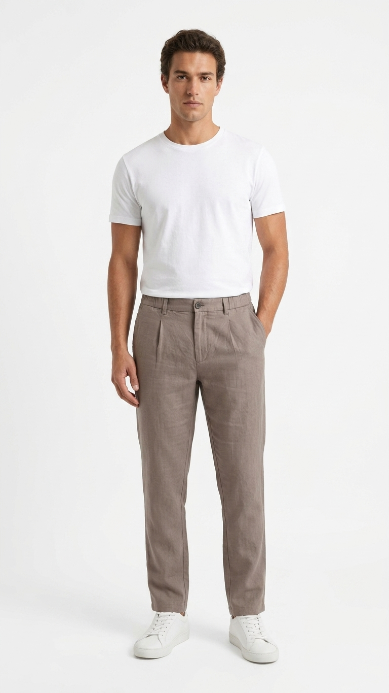 Zara Premium Tailored Linen Trousers