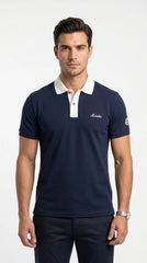 Moncler Style | Men’s Contrast Piqué Polo