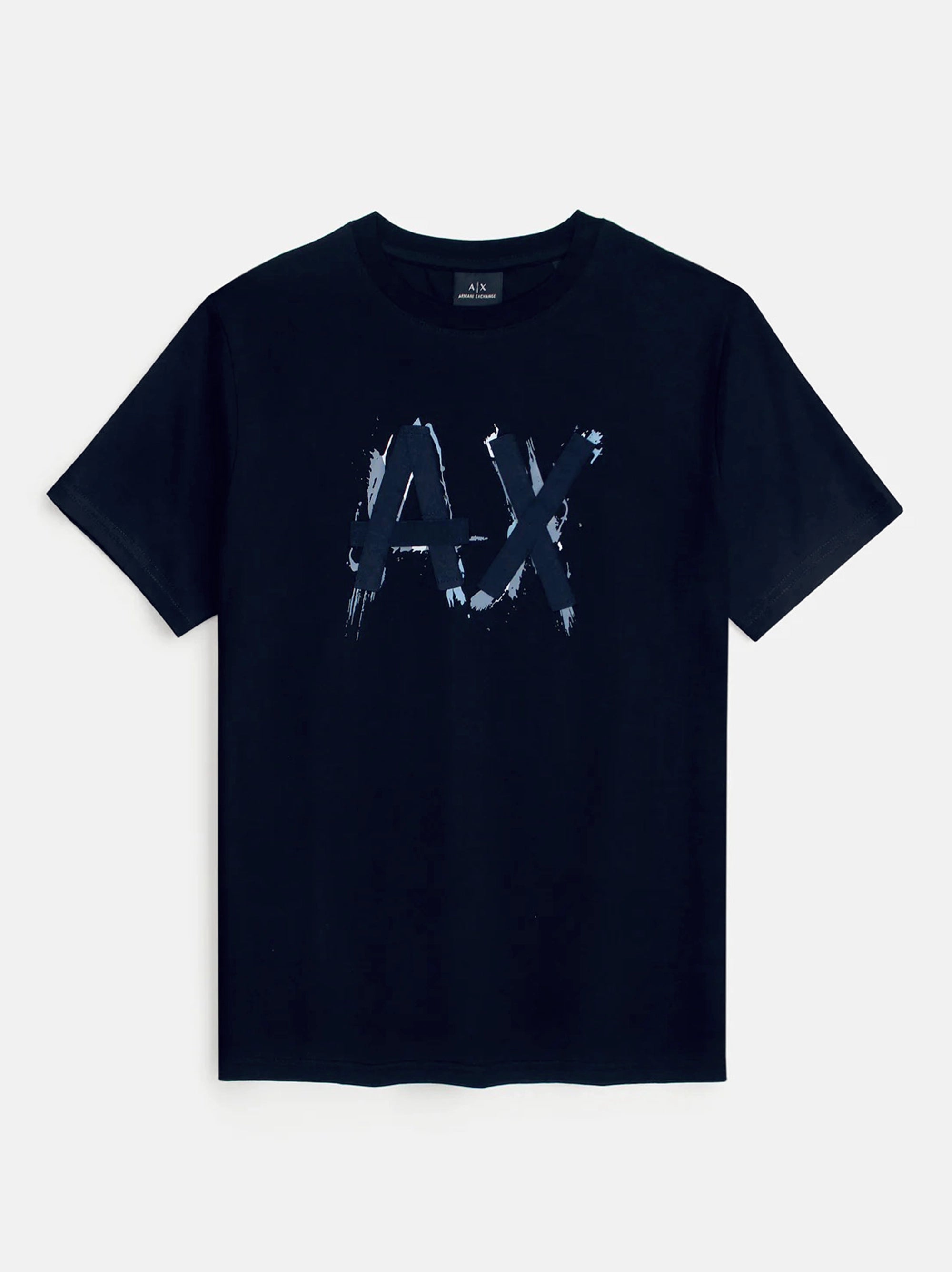 A/X Designer Logo Navy Blue T-shirt