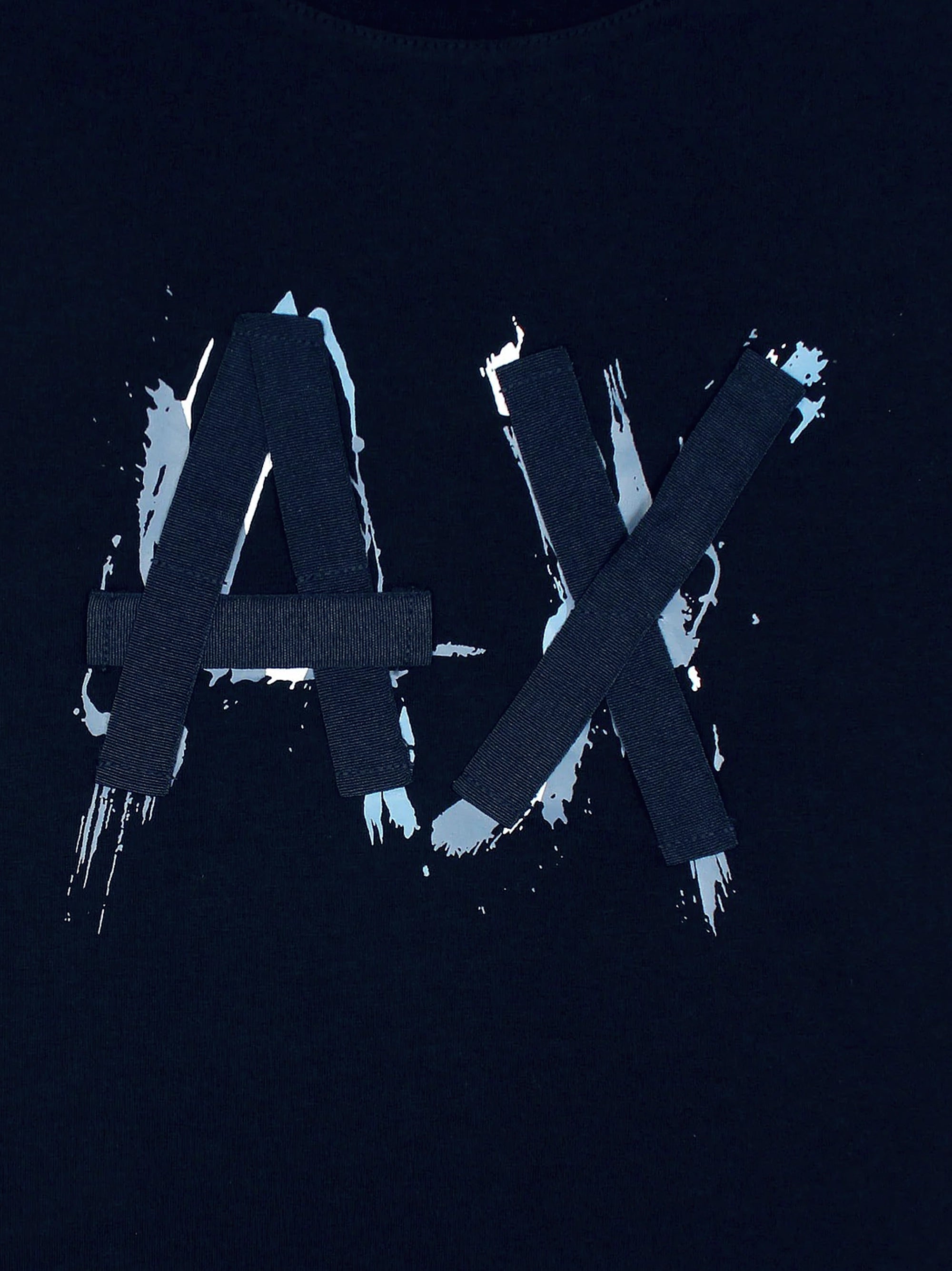 A/X Designer Logo Navy Blue T-shirt