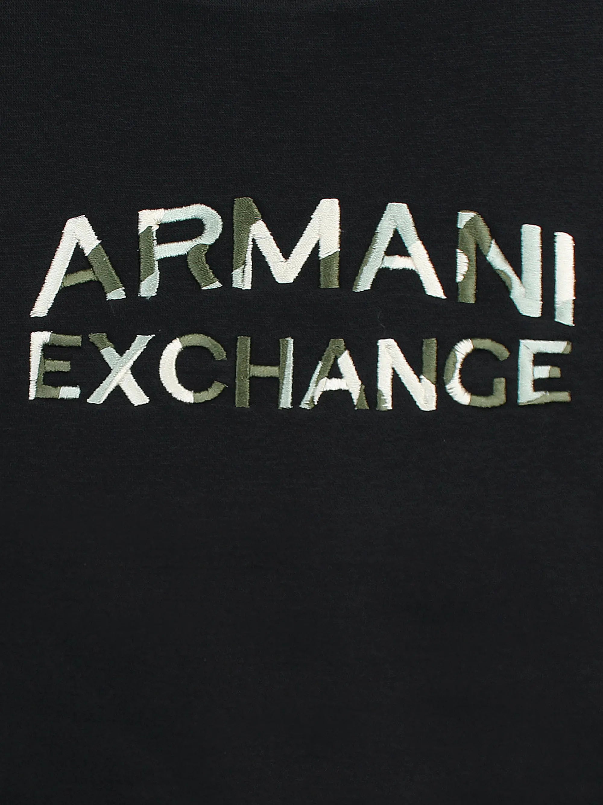Mens Embroidery chest Logo Black Sweatshirt