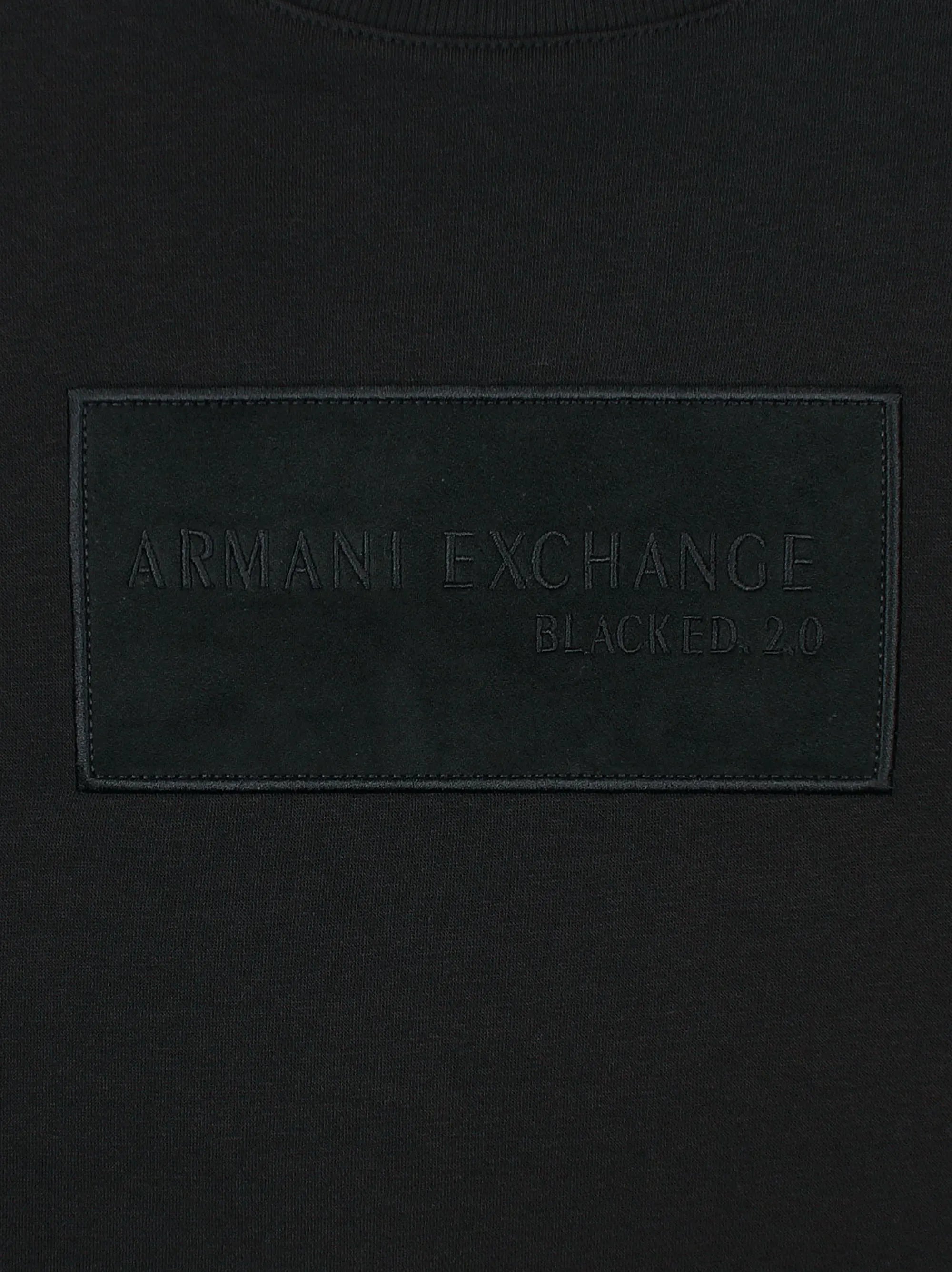 Black Embroidery chest Logo Sweatshirt