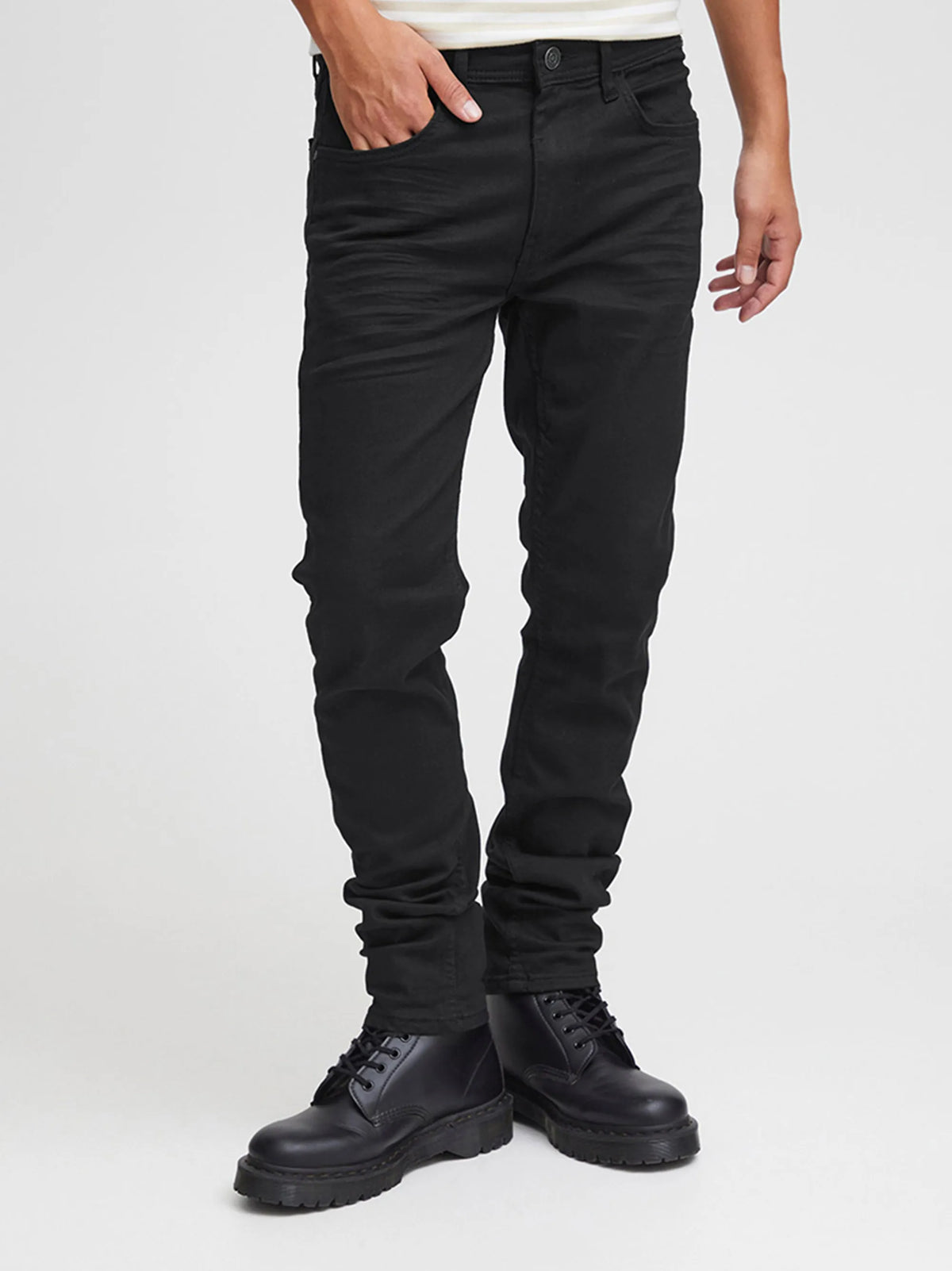 Black denim Slim fit Jeans Pant