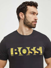 Boss Monogram Crew Neck Black T-shirt