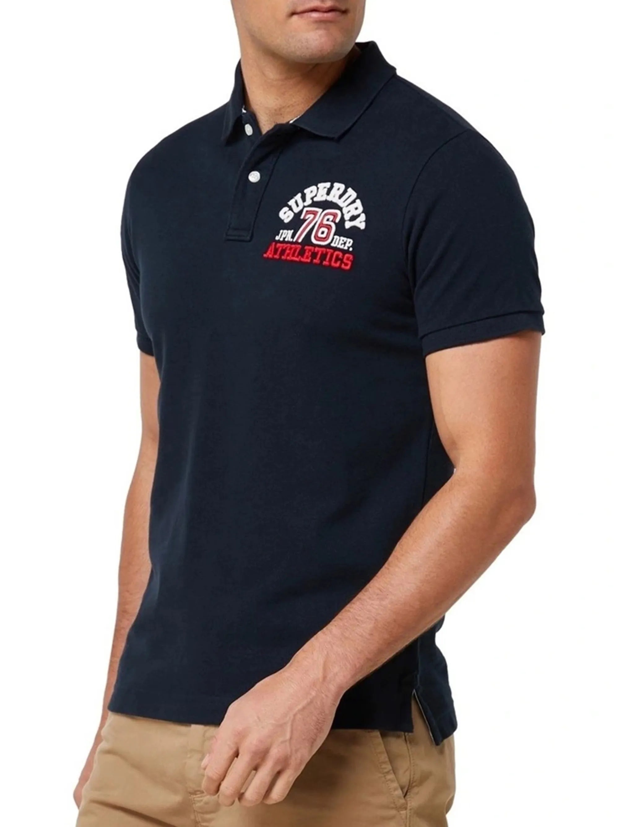 Classic 76 Blue Short Sleeve Polo Shirt