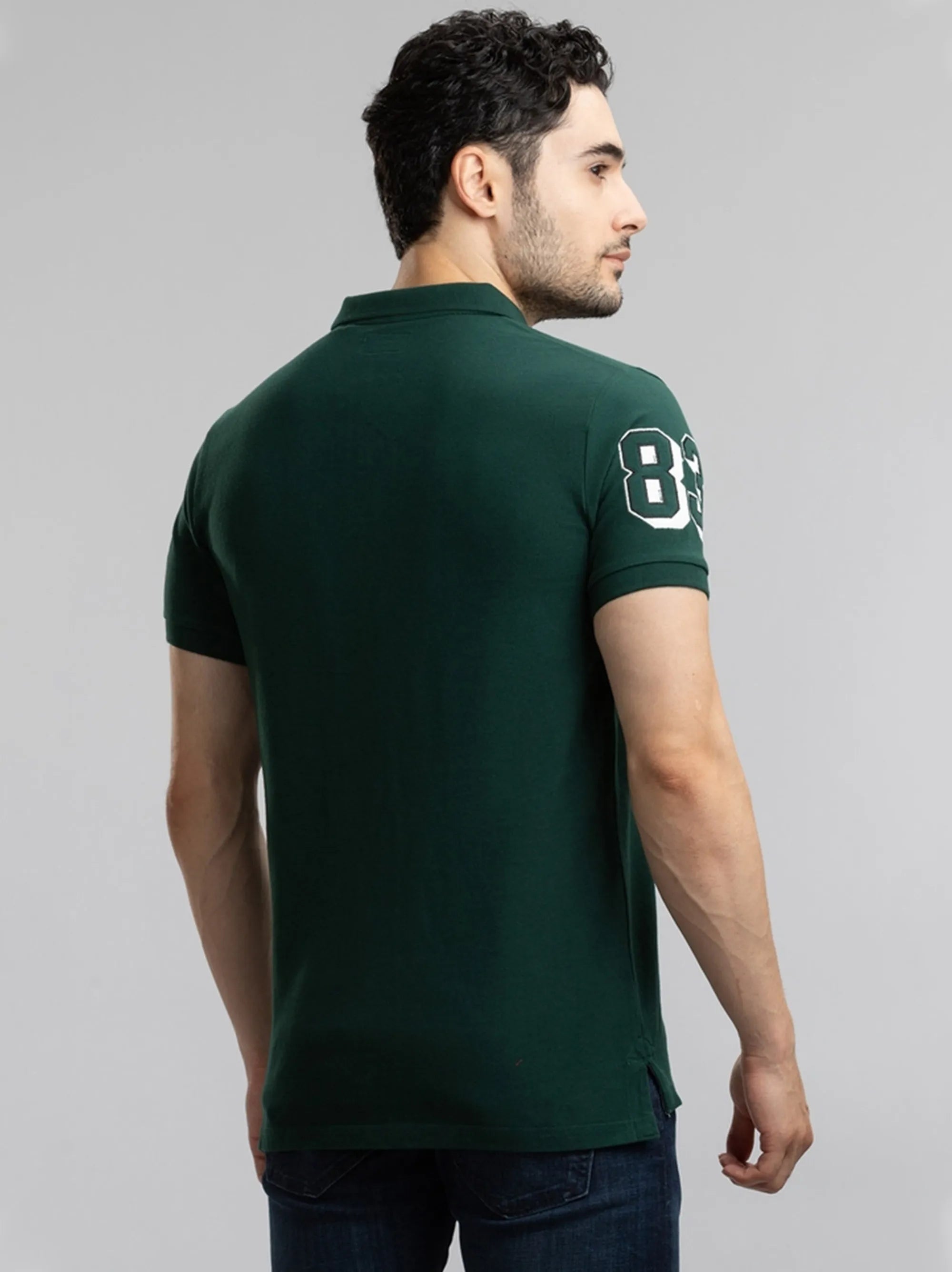 Classic Green Short Sleeve Polo Shirt